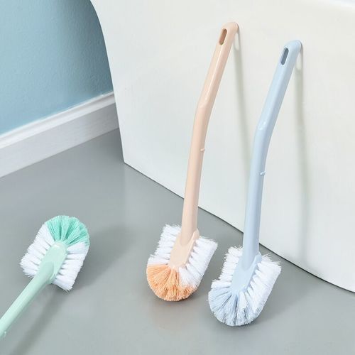 塑料桿馬桶刷洗廁所刷創意浴室長柄硬毛刷衛浴清潔刷無死角潔廁刷